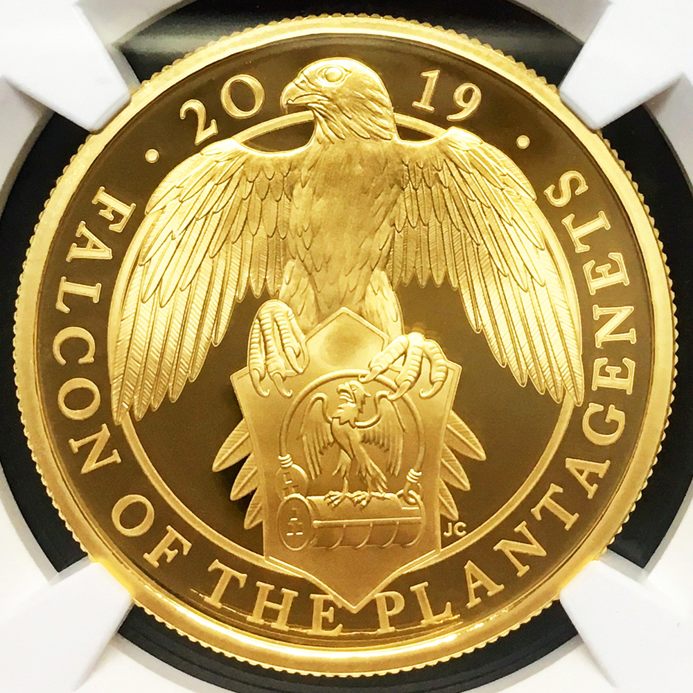 アンティークコイン 銀貨 2019 Falcon of the Plantagenets Queen´